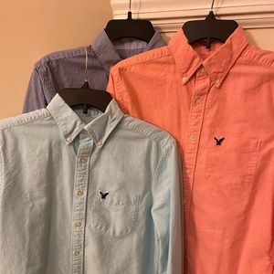 Lot of 3 Mens American Eagle Shirts. Size Small.